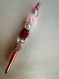 Pink Glam Beaded Pen